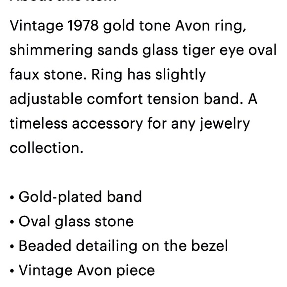 Avon Vintage Ring - Picture 10 of 10